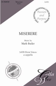 Miserere SATB choral sheet music cover Thumbnail